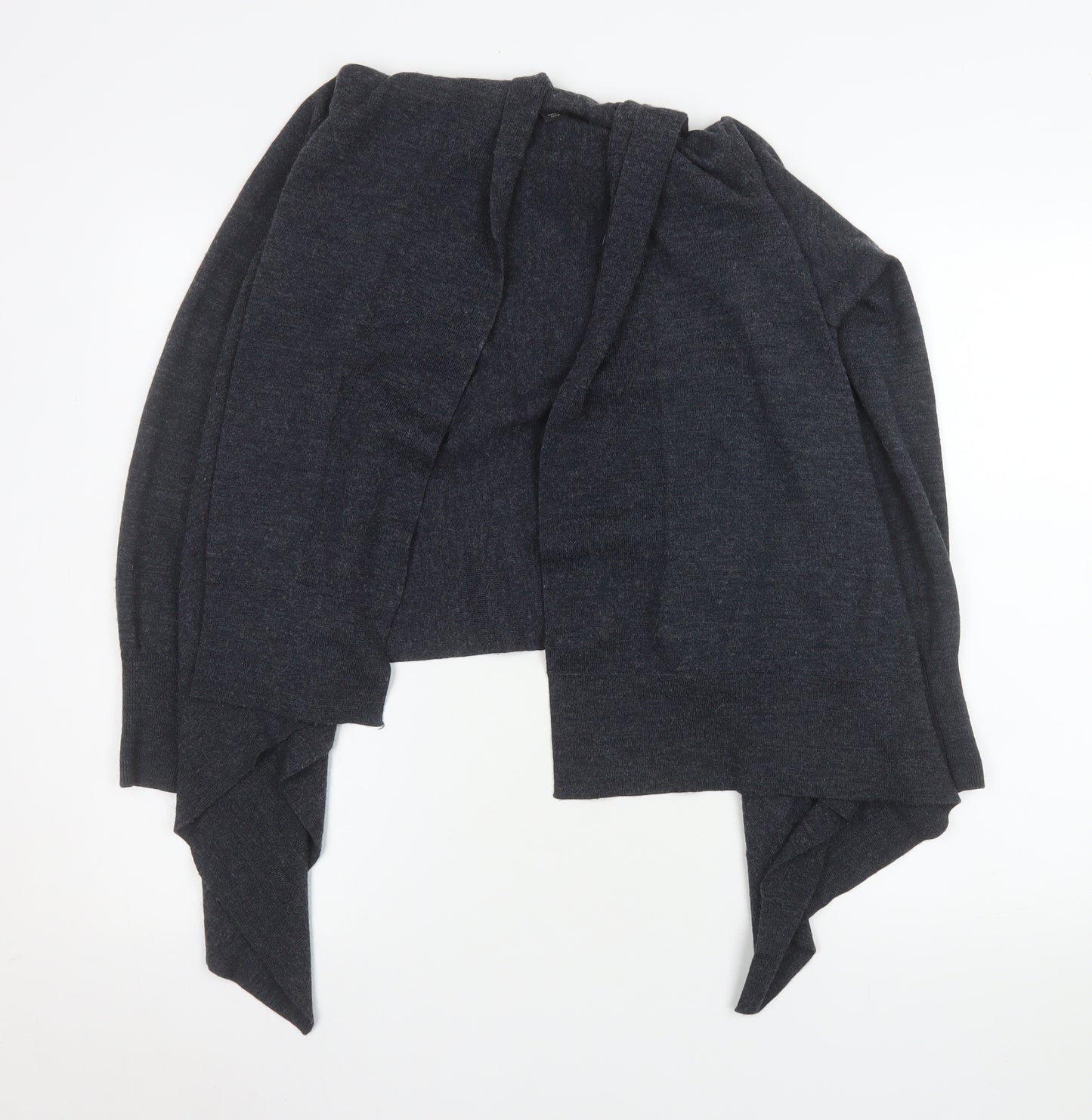 H&M Women’s Grey Wool Blend Wrap Cardigan XS