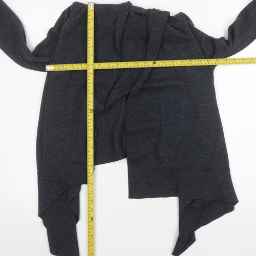 H&M Women’s Grey Wool Blend Wrap Cardigan XS
