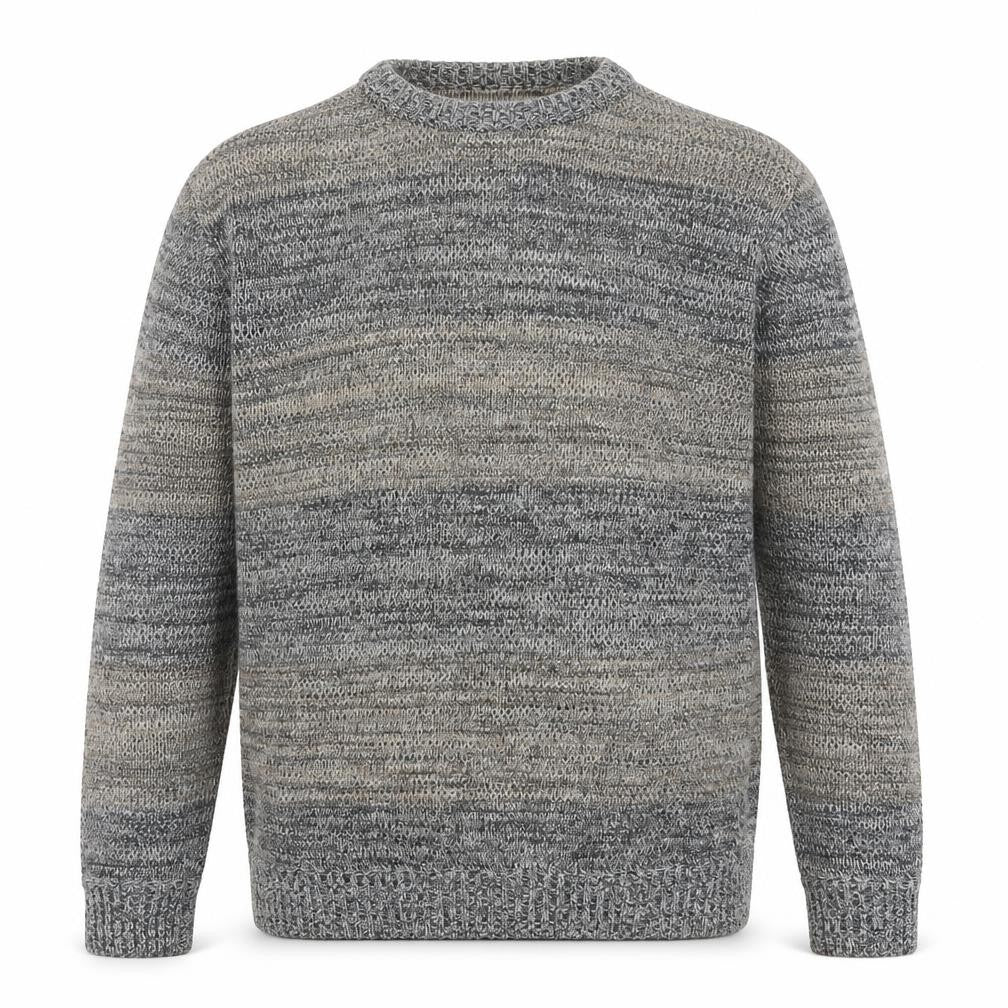 Mantaray Men's Grey Cotton Knit Crew Neck Jumper Size L