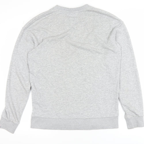 Jack & Jones Mens Grey Core Logo Pullover Sweatshirt Size S