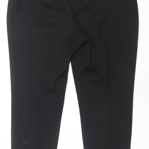 Wallis Petite Women's Black Size 16 Ankle Trousers Stretch Workwear