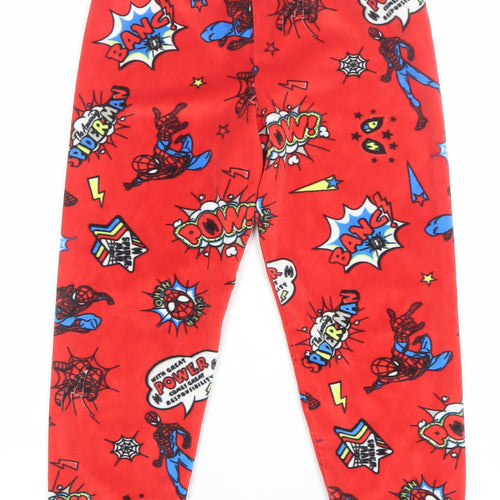 Marks and Spencer Boys Red Spider-Man Fleece Pyjama Pants 7-8 Years