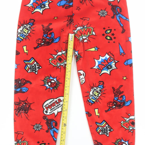 Marks and Spencer Boys Red Spider-Man Fleece Pyjama Pants 7-8 Years
