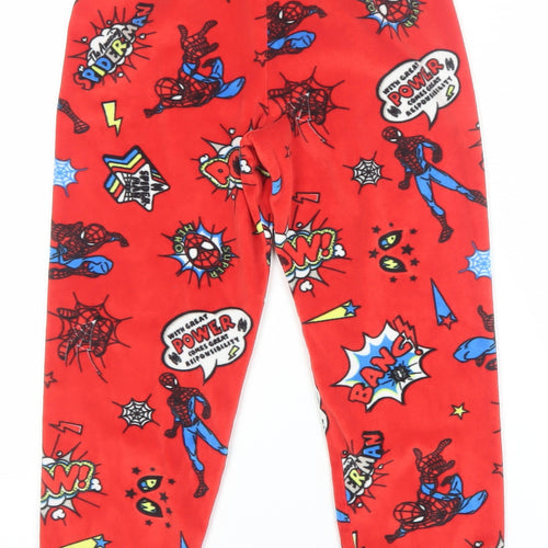 Marks and Spencer Boys Red Spider-Man Fleece Pyjama Pants 7-8 Years