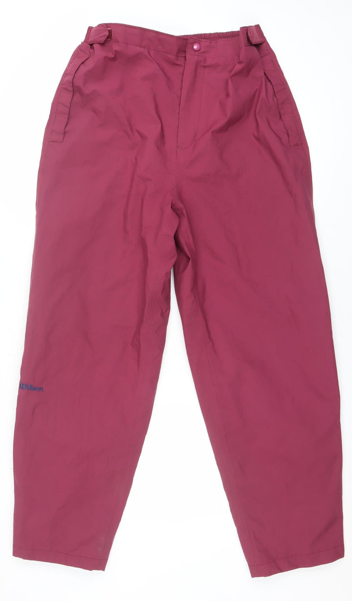 Wilson Women’s Pink Waterproof Sports Trousers Size L Polyester