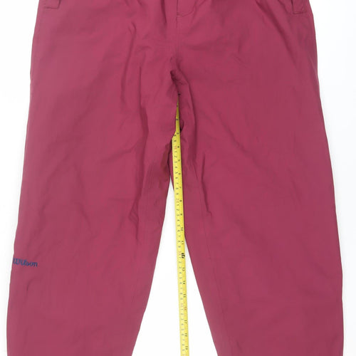 Wilson Women’s Pink Waterproof Sports Trousers Size L Polyester
