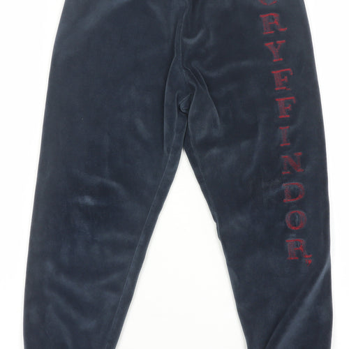 Marks and Spencer Boys Blue Gryffindor Velour Pyjama Pants 6-7 Years