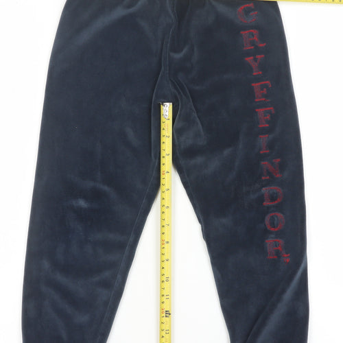 Marks and Spencer Boys Blue Gryffindor Velour Pyjama Pants 6-7 Years