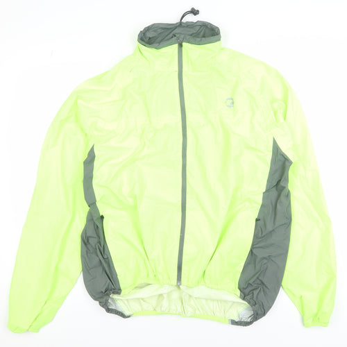 Tenn Outdoors Men's Green L Reflective Windbreaker Jacket