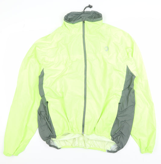 Tenn Outdoors Men's Green L Reflective Windbreaker Jacket