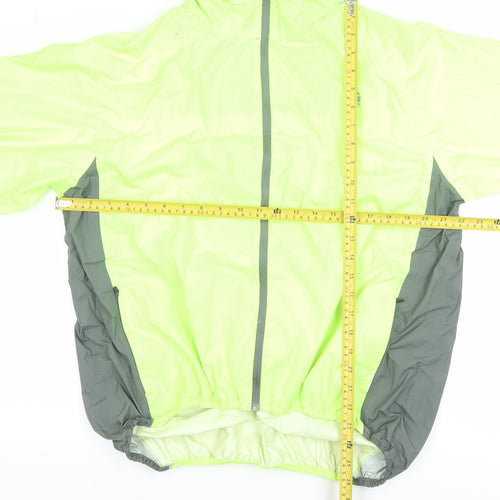 Tenn Outdoors Men's Green L Reflective Windbreaker Jacket