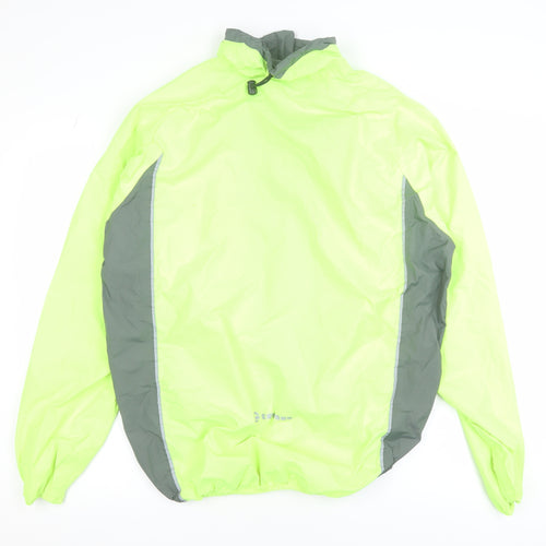 Tenn Outdoors Men's Green L Reflective Windbreaker Jacket