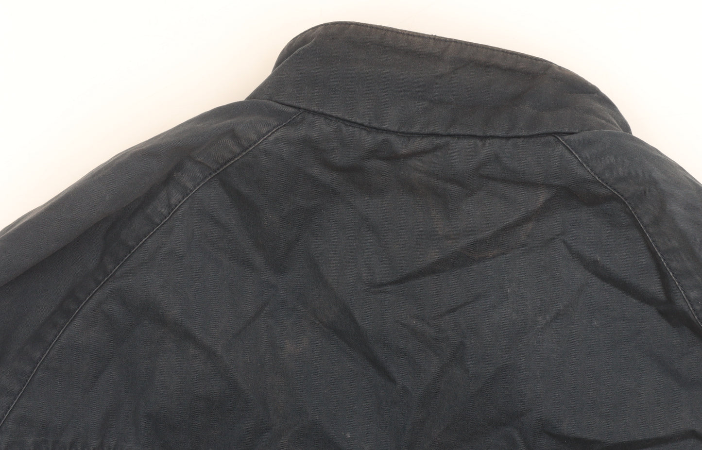 Ben Sherman Men's Blue Cotton Bomber Jacket L Casual Classic