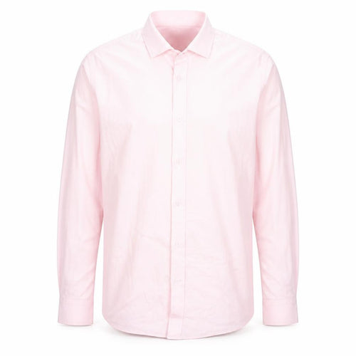 Primark Men's Pink 2XL Slim Fit Long Sleeve Formal Dress Shirt