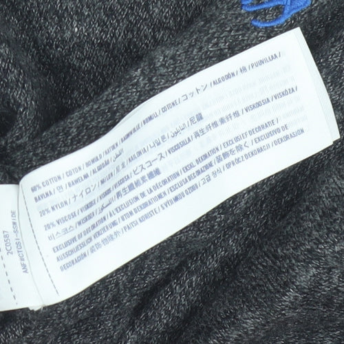 Abercrombie Kids Boys Grey V-Neck Jumper XL/16 Cotton Blend