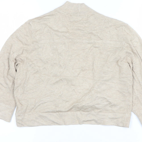 Wallis Women's Beige Open Front Cardigan UK S Long Sleeve Knit