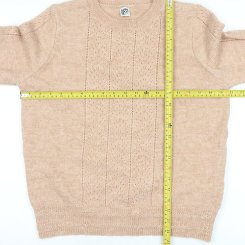 La Redoute Womens Beige Alpaca Blend Cable Knit Jumper M