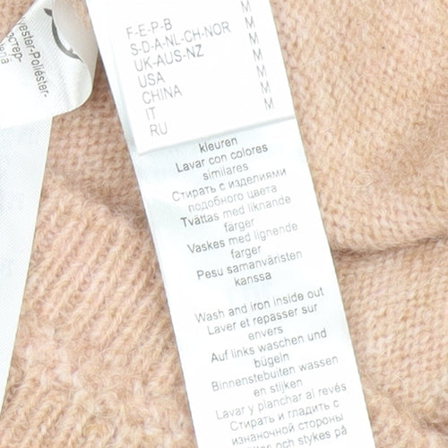 La Redoute Womens Beige Alpaca Blend Cable Knit Jumper M