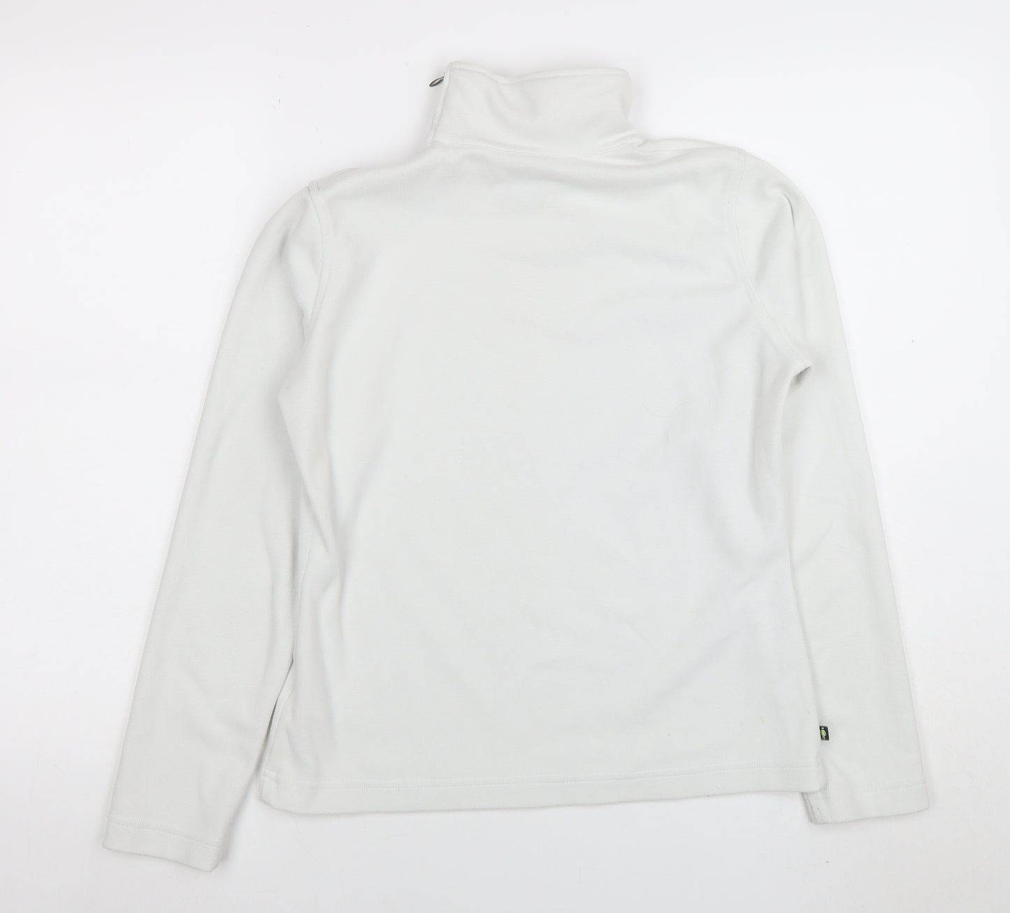 Nike Women White M Pullover Fleece Sweatshirt Long Sleeve