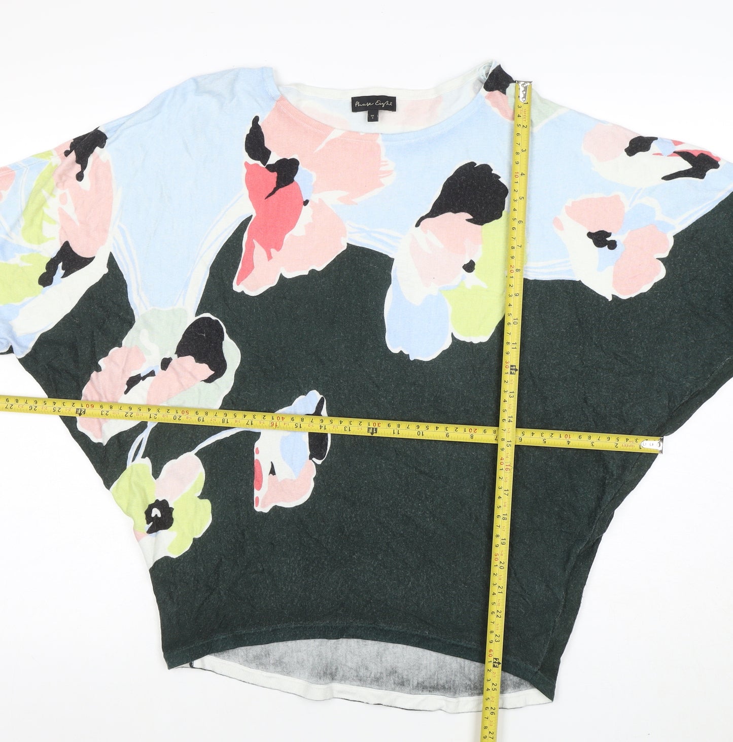 Phase Eight Women’s Multicoloured Floral Knit Tunic Blouse Size S