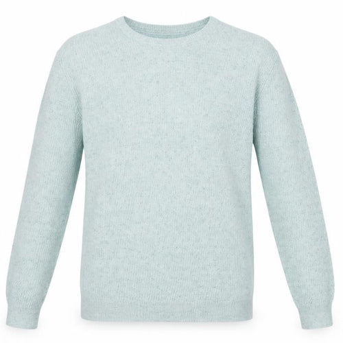 Marks and Spencer Men's Green Cotton Crew Neck Jumper L