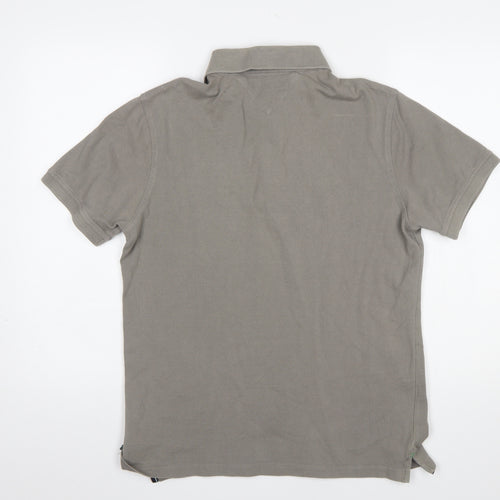 Tommy Hilfiger Men's Beige Golf Polo Shirt M Regular Fit Cotton