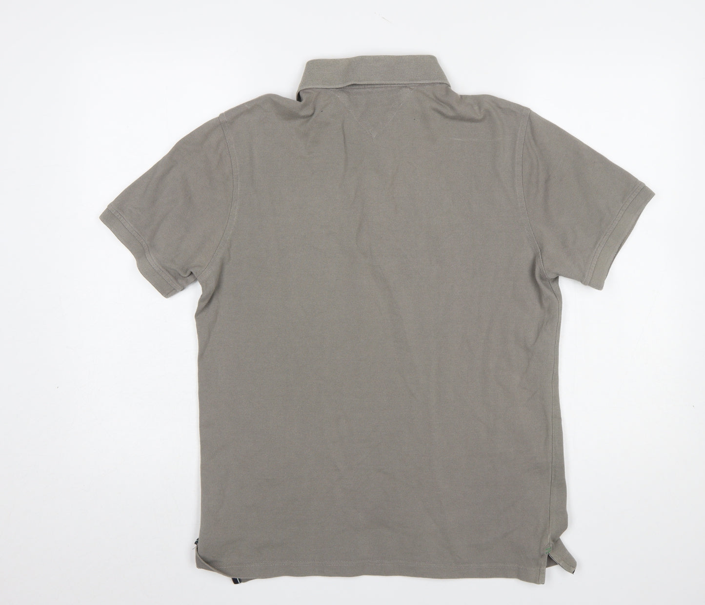 Tommy Hilfiger Men's Beige Golf Polo Shirt M Regular Fit Cotton