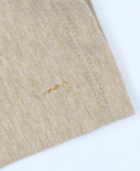 Marks and Spencer Women's Beige Roll Neck Long Sleeve Jersey Top Size 12