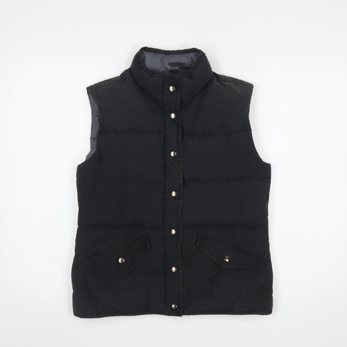 United Colors of Benetton Women's Black Puffer Waistcoat S
