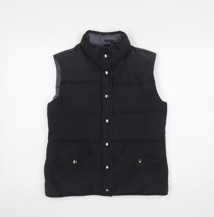 United Colors of Benetton Women's Black Puffer Waistcoat S