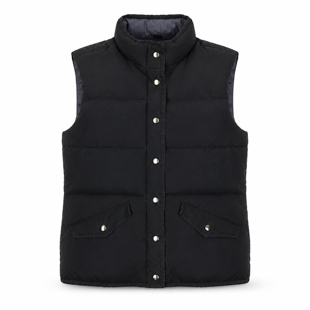 United Colors of Benetton Women's Black Puffer Waistcoat S
