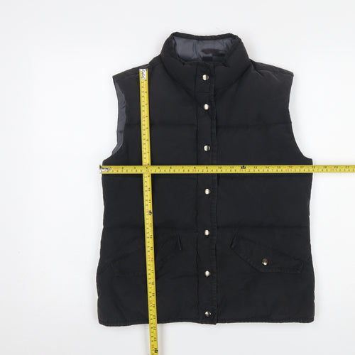 United Colors of Benetton Women's Black Puffer Waistcoat S