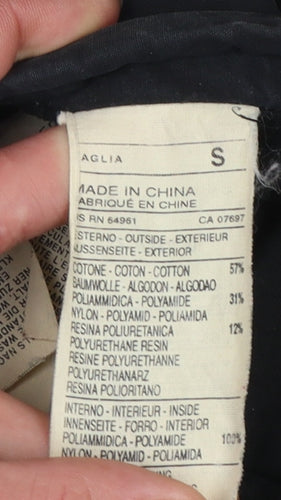 United Colors of Benetton Women's Black Puffer Waistcoat S