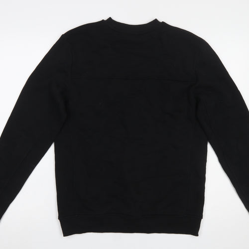 Everlast Men's Black Small Pullover Sweatshirt Crew Neck Fleece