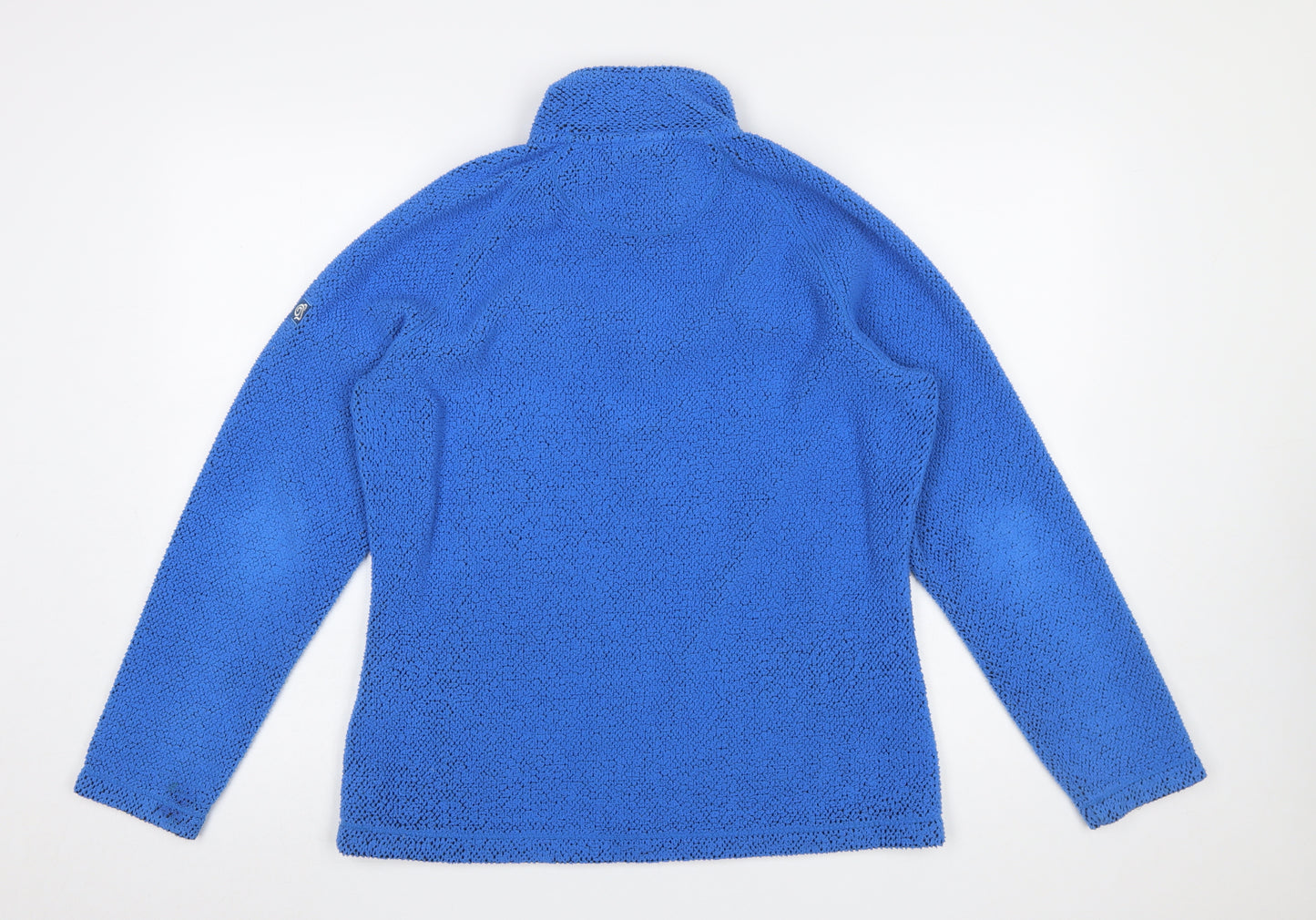 Craghoppers Women's Blue Fleece 1/4 Zip Pullover Sweatshirt UK 14