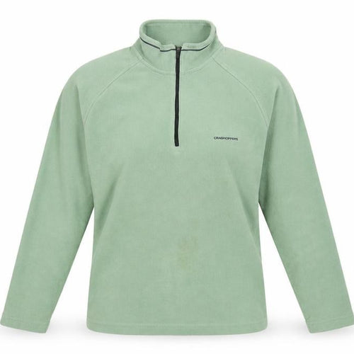 Craghoppers Women’s Green Fleece 1/4 Zip Pullover Sweatshirt UK 10