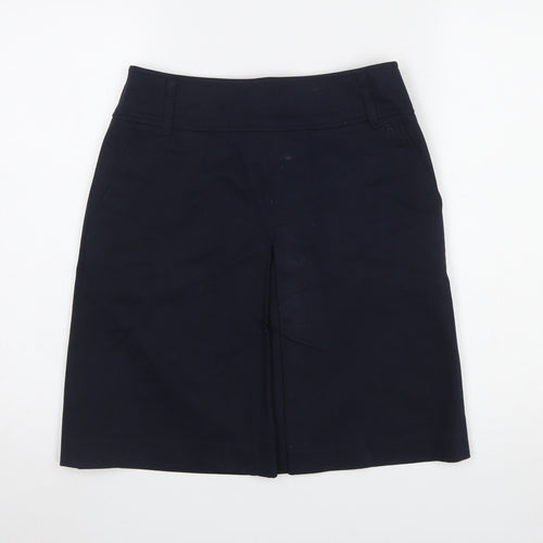 Hazzy's Women's Navy Blue Knee Length Pencil Skirt Size 10