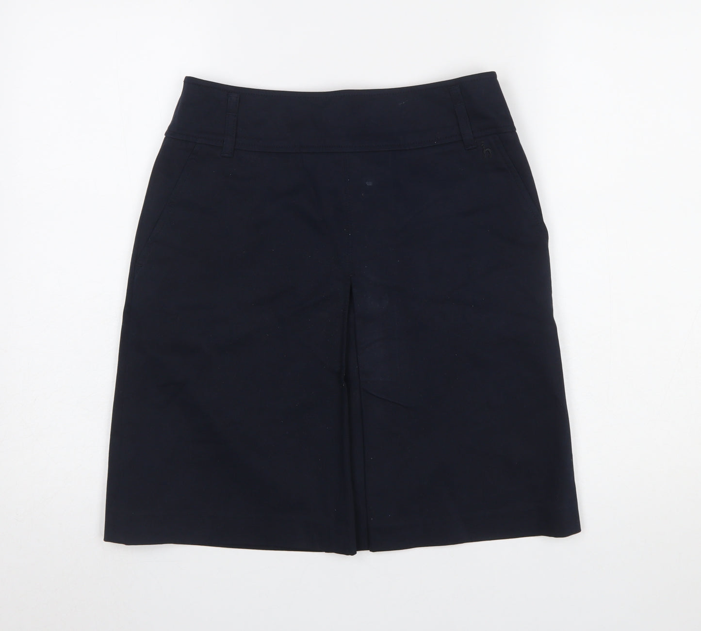 Hazzy's Women's Navy Blue Knee Length Pencil Skirt Size 10