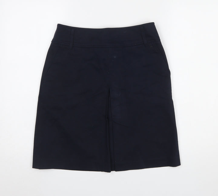 Hazzy's Women's Navy Blue Knee Length Pencil Skirt Size 10