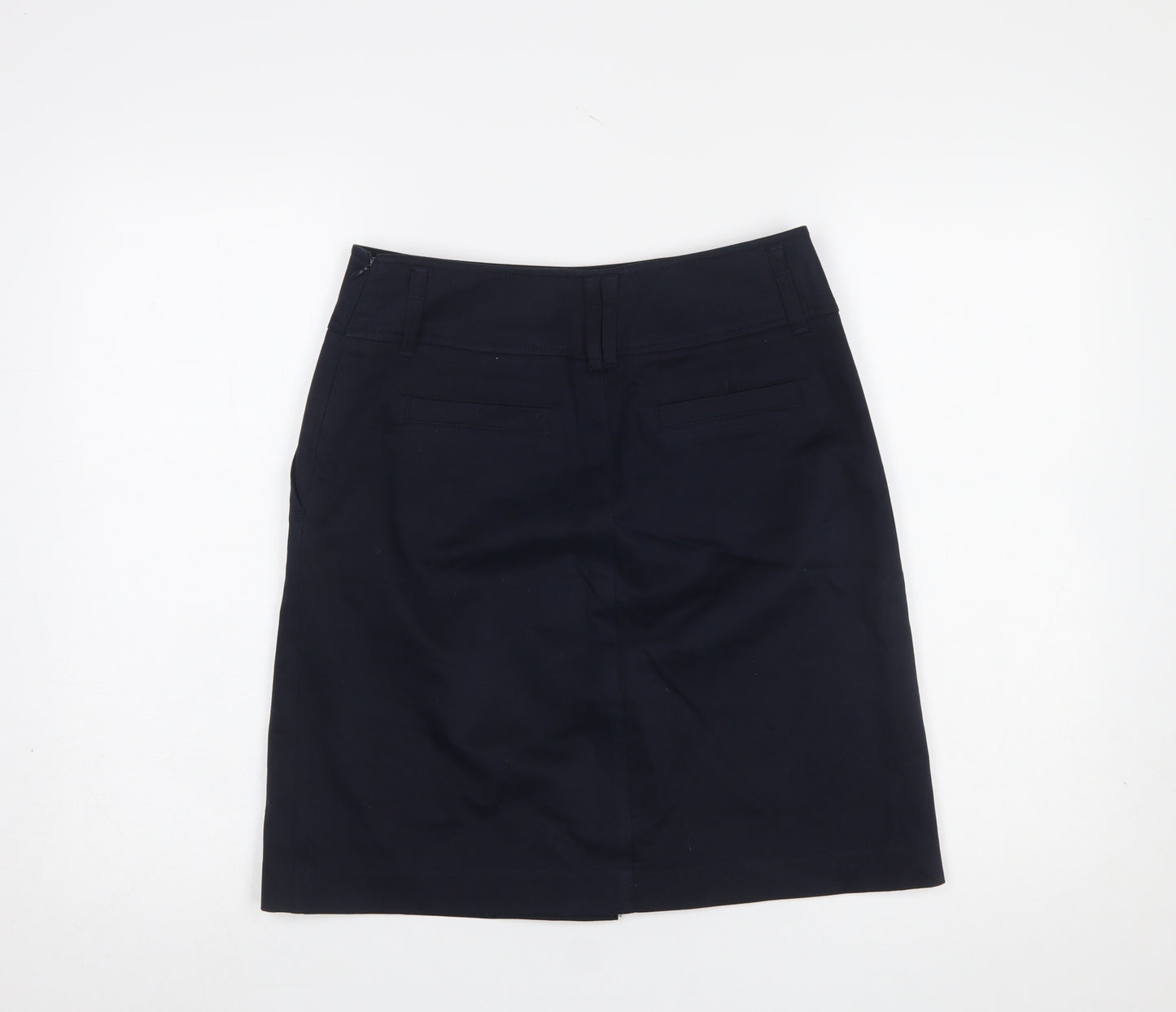 Hazzy's Women's Navy Blue Knee Length Pencil Skirt Size 10