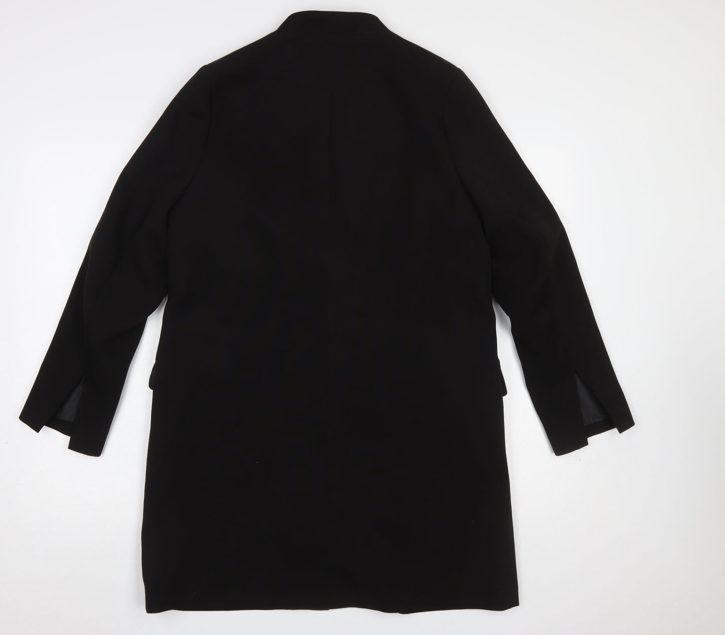 H&M Women's Black Regular Fit Mid-Length Blazer Size 8