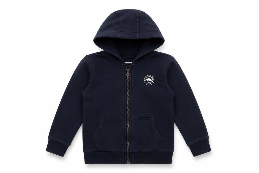 SoulCal & Co Boys Navy Full Zip Hoodie 6-7 Years Cotton Blend Casual
