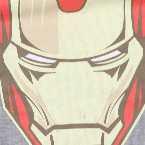 Marvel Iron Man Grey Men’s L Pullover Sweatshirt Graphic Print