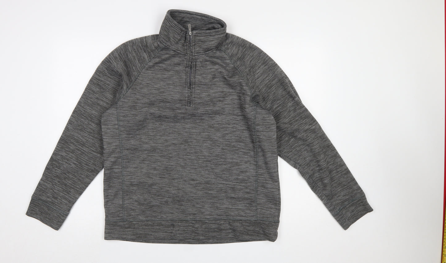 Craghoppers Men's Grey 1/4 Zip Fleece Sweatshirt Size M