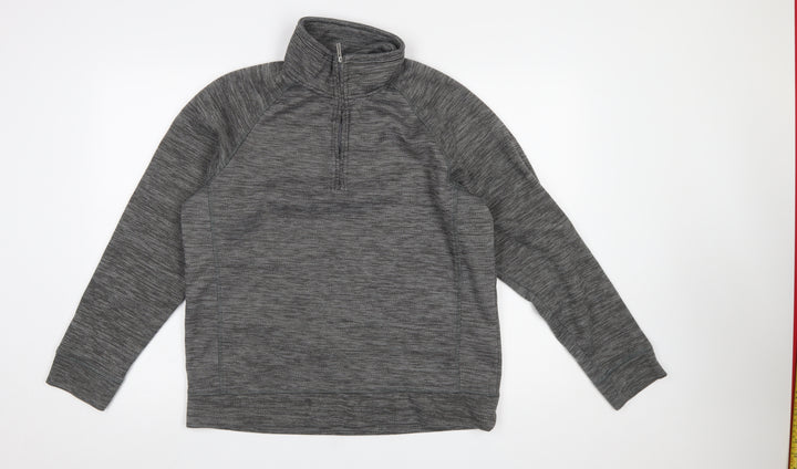 Craghoppers Men's Grey 1/4 Zip Fleece Sweatshirt Size M