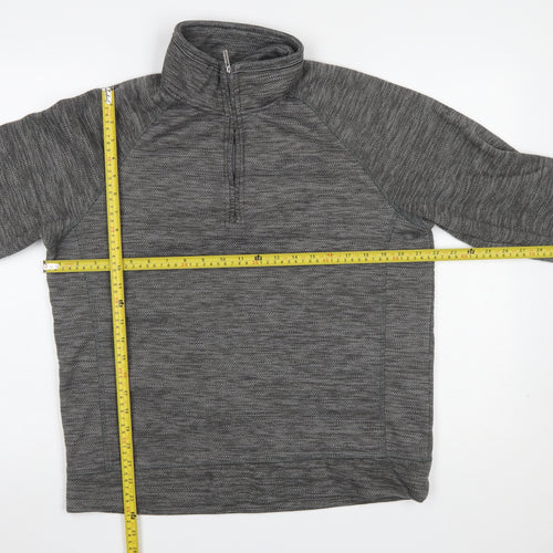 Craghoppers Men's Grey 1/4 Zip Fleece Sweatshirt Size M
