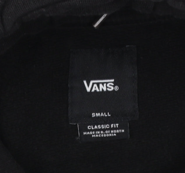 Vans Women’s Black Classic Fit Pullover Hoodie Small