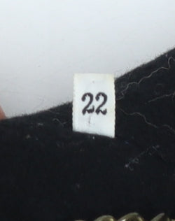 Berkertex Women's Black Wool Pea Coat Size 22 Winter Classic