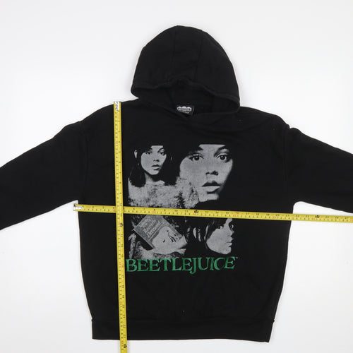 Primark Girls Black Beetlejuice Pullover Hoodie 12-13 Years