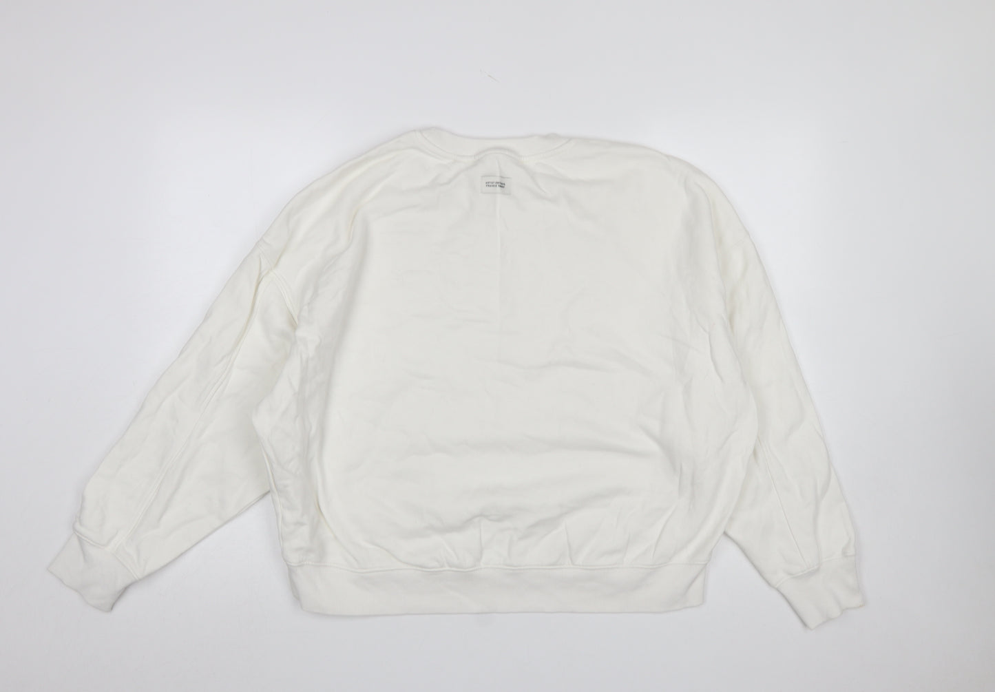 Next Women Ivory Negroni Graphic Pullover Sweatshirt M